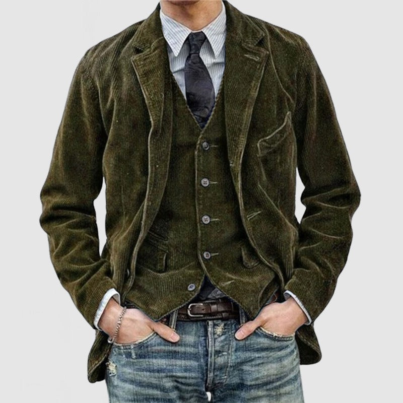 Men's Solid Color Jacket