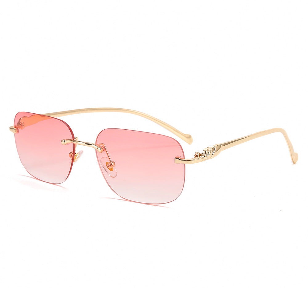 Square Leopard Head Sunglasses