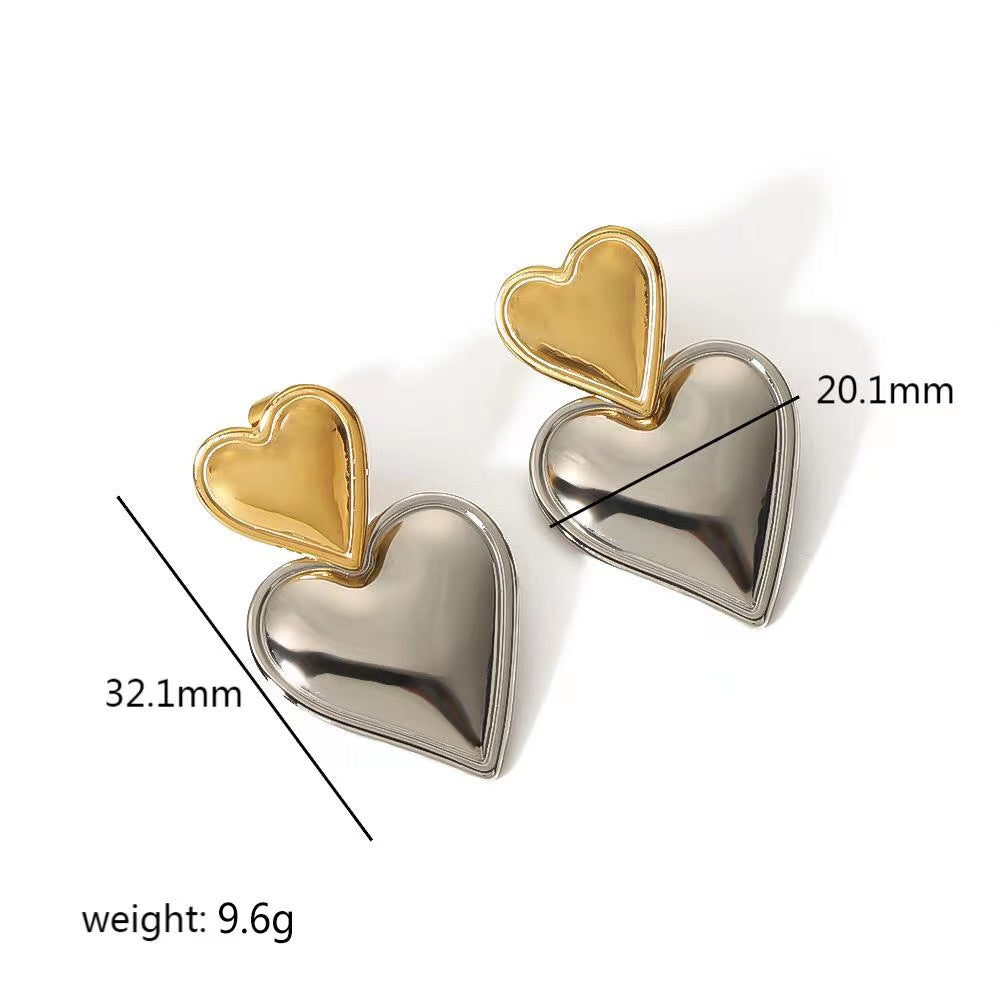 Vintage Gold Geometric Earrings