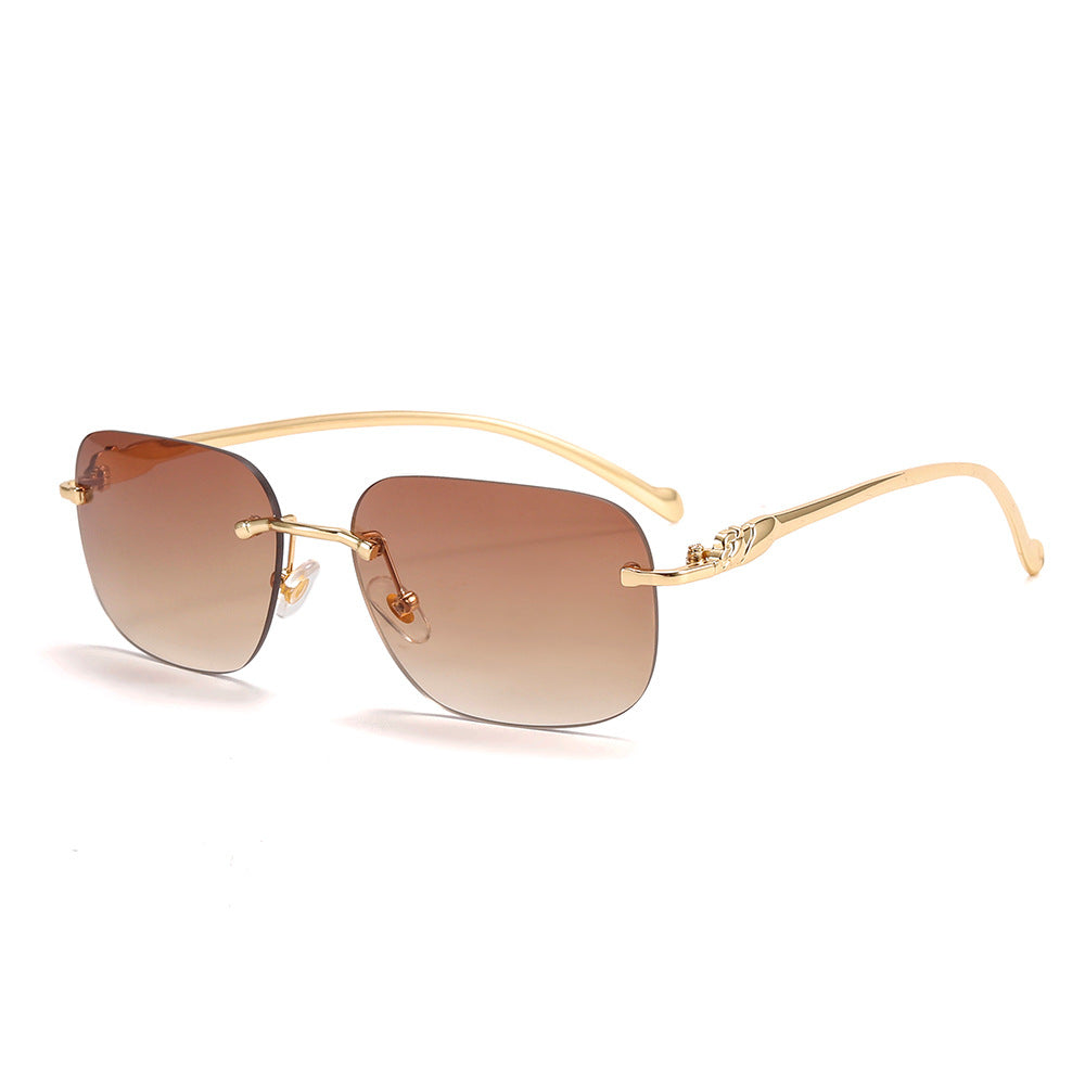 Square Leopard Head Sunglasses