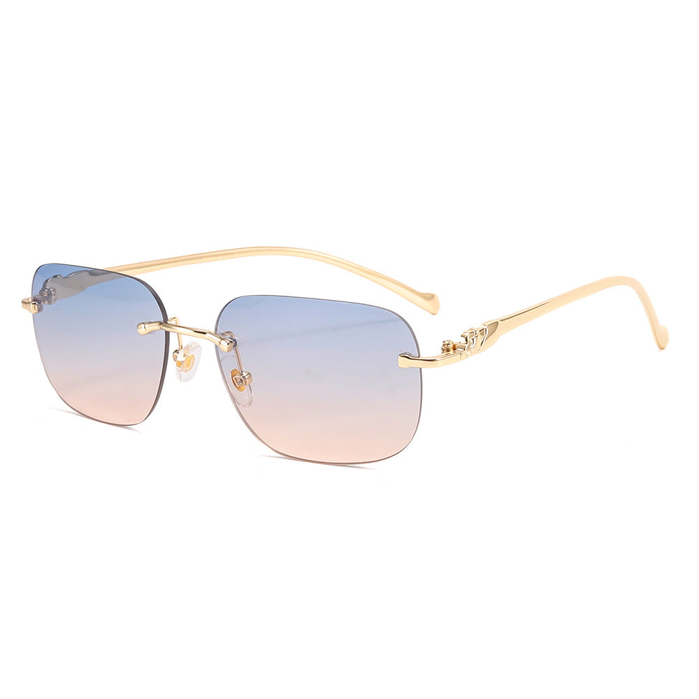 Square Leopard Head Sunglasses