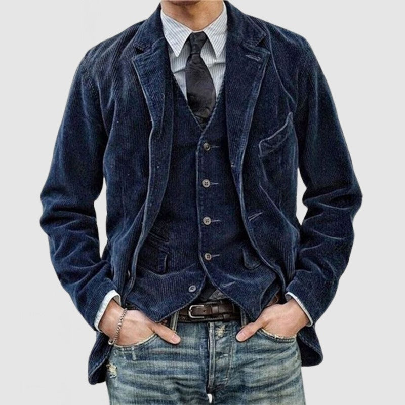 Men's Solid Color Jacket