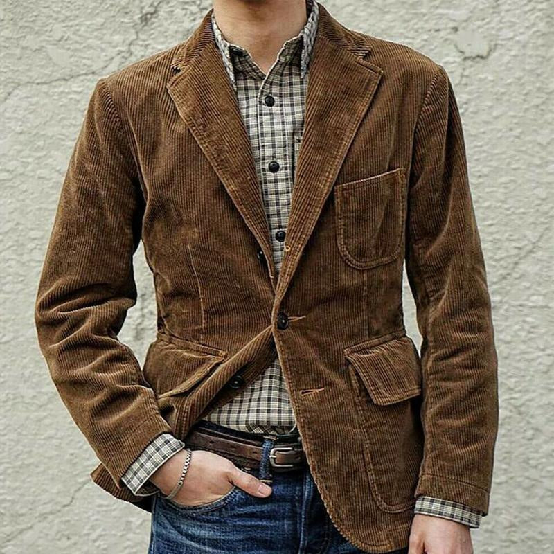 Men's Solid Color Jacket