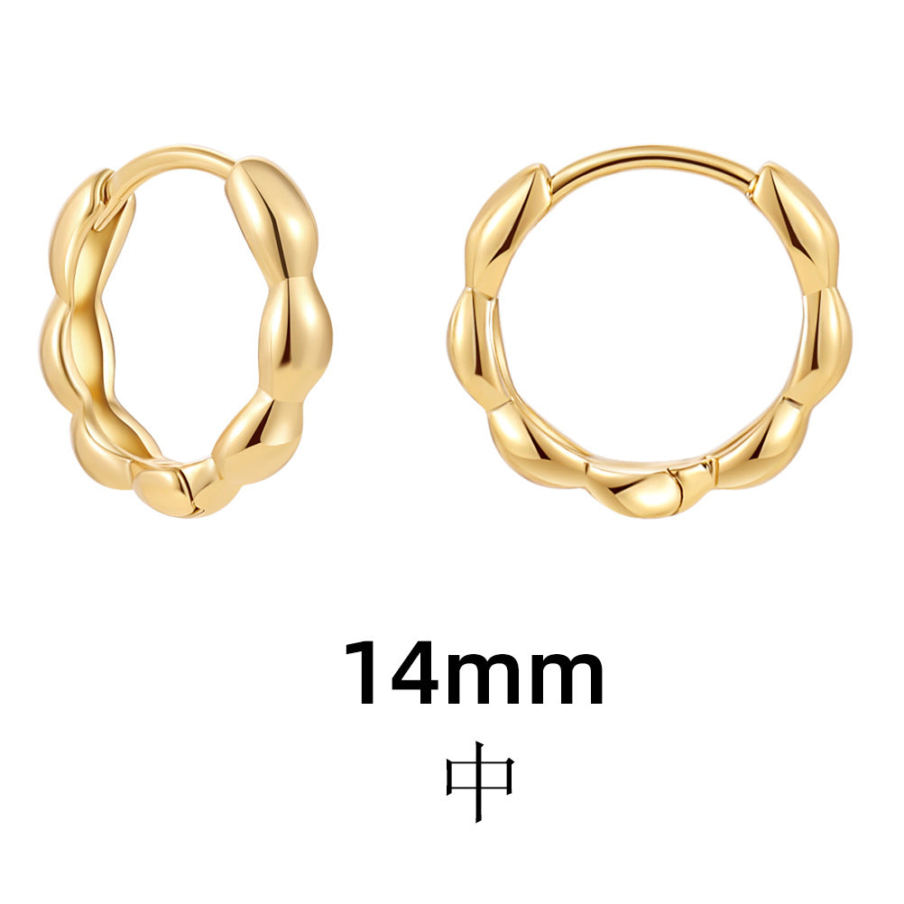 Gold Plated Geometric Earrings