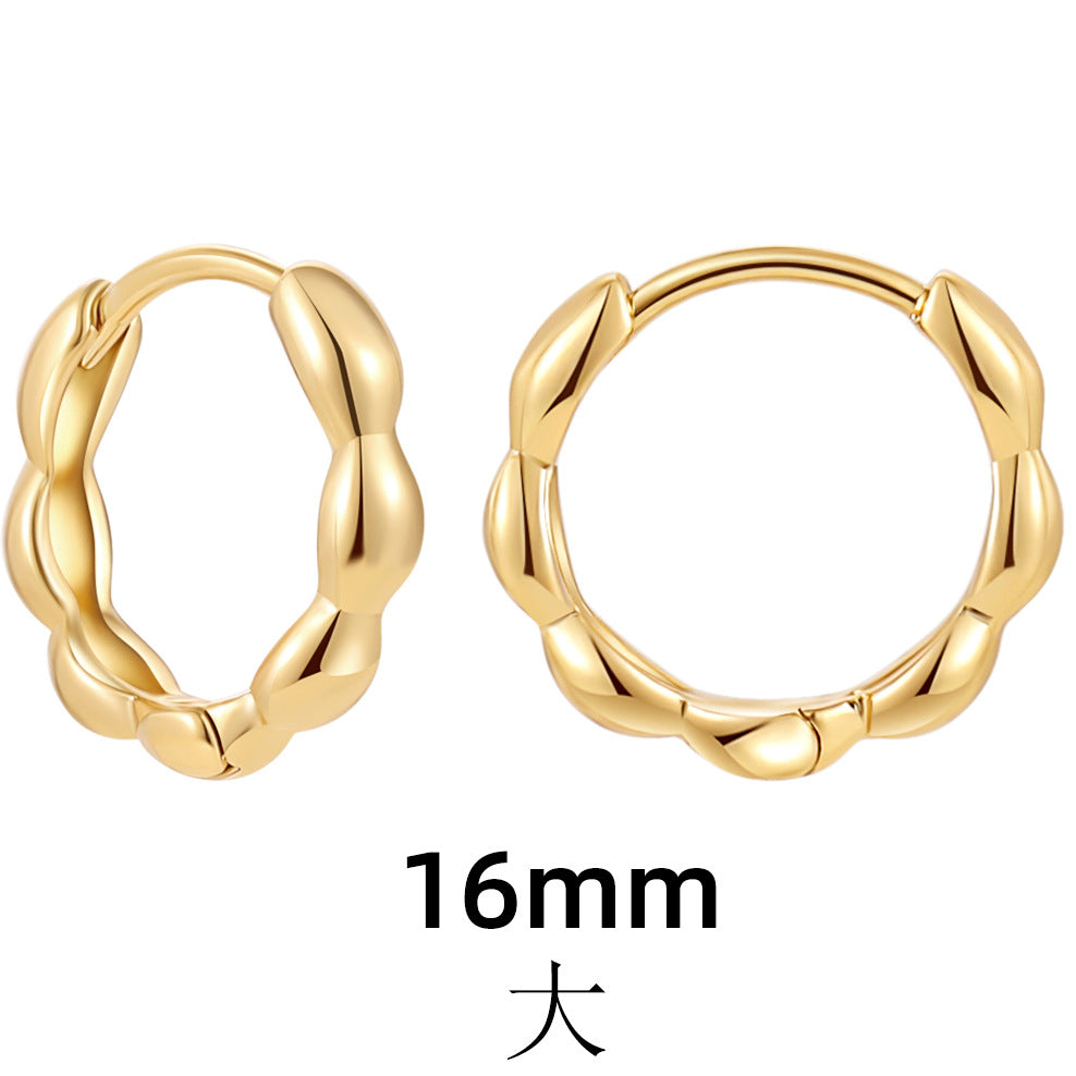Gold Plated Geometric Earrings