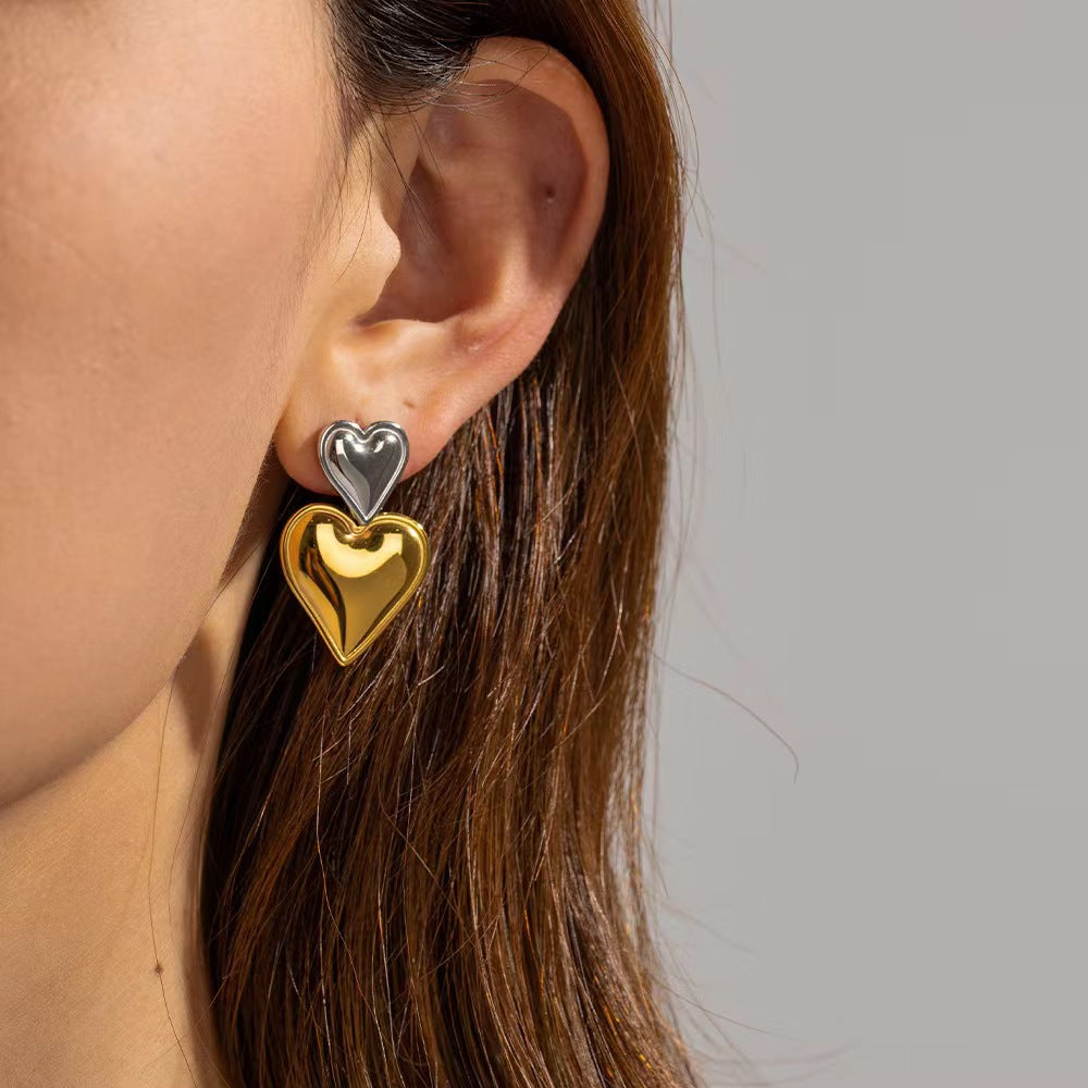 Vintage Gold Geometric Earrings
