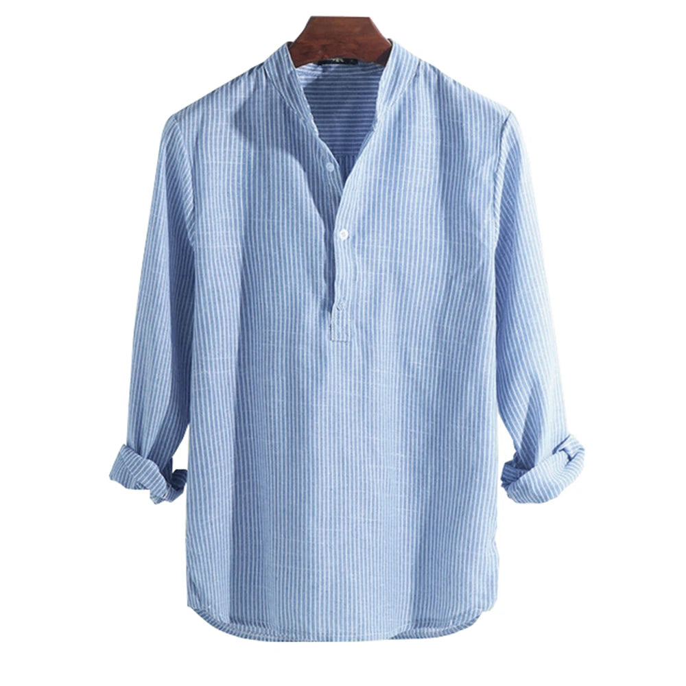 Striped Men's Button Down Shirt