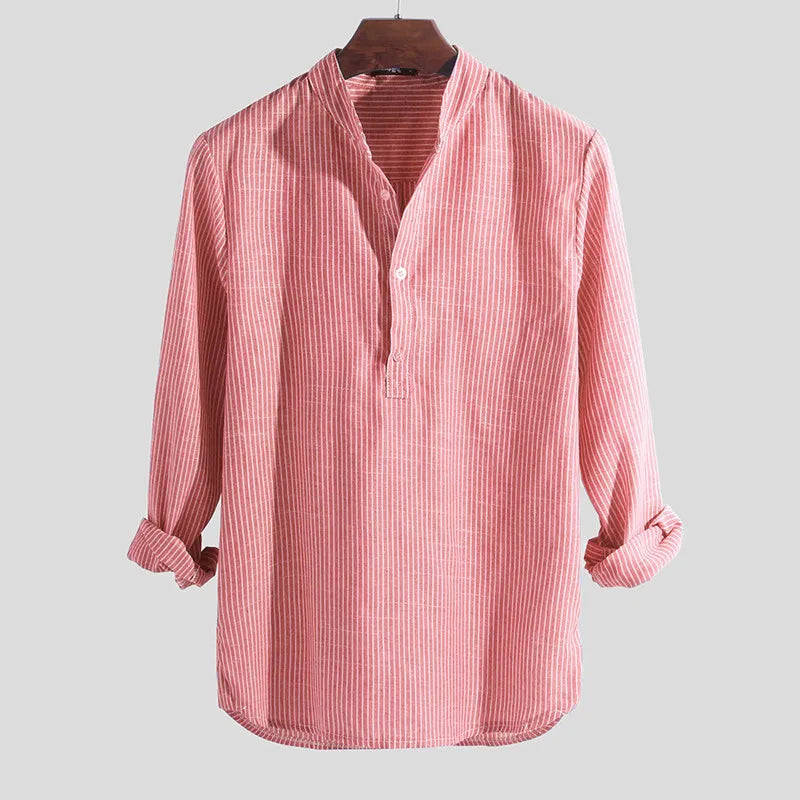 Striped Men's Button Down Shirt
