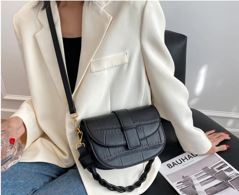 Leather Winter Crossbody Bag